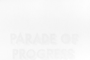 Parade of progress
Image 40 cm x 60 cm, Papier 70 cm x 90 cm,
Aérographe, 2014