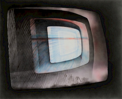 Vertigodrome
100,5 cm x124,5 cm, Dessin à l’aérographe­, 2011