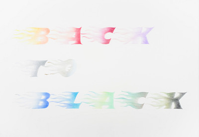Back to black
63 cm x 90 cm, Dessin, 2010
