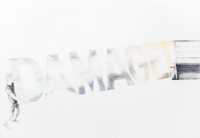Damaged
63 cm x 90 cm, Dessin­, 2010